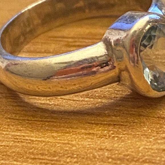 Stunning handmade topaz 925 sterling silver ring - Picture 10 of 10